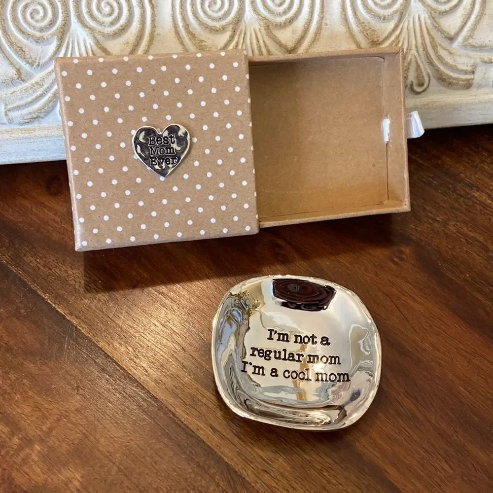 𝅺Mud Pie Mom Trinket Dish, NEW in box, Mothers Day - Picture 5 of 8